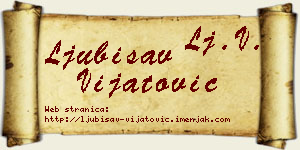 Ljubisav Vijatović vizit kartica